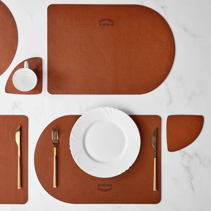 Ardilla Leather Placemat - ( Set of 4 ) - Magalis Egypt