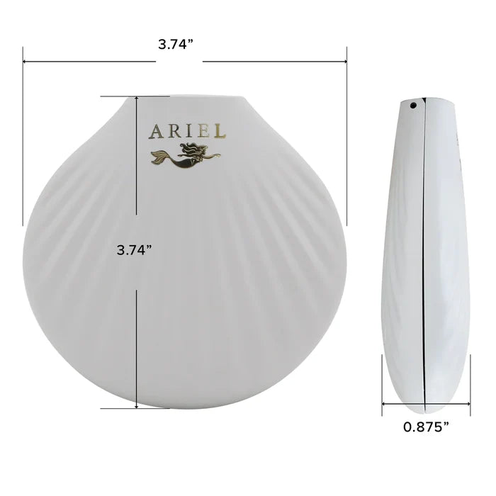 Ariel Seashell Compact Mirror