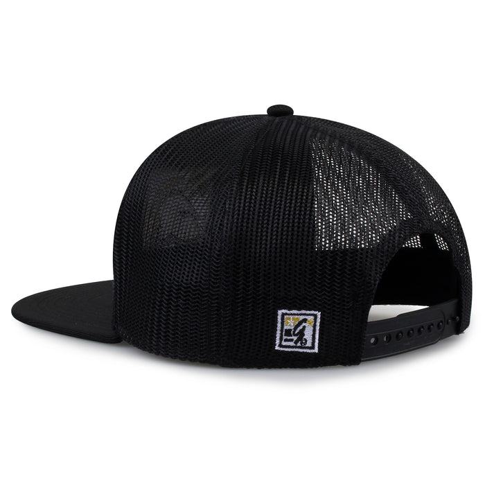 United States Military Academy (Army) Class of '92 trucker hat, angled rear view showing mesh panels and snapback closure