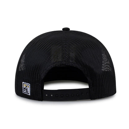 United States Military Academy (Army) Class of '92 trucker hat, rear view of mesh back and adjustable snapback closure