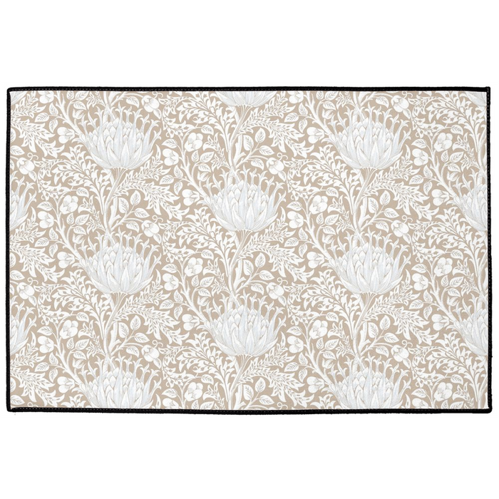 Artichoke Indoor/Outdoor Floor Mat William Morris Beige
