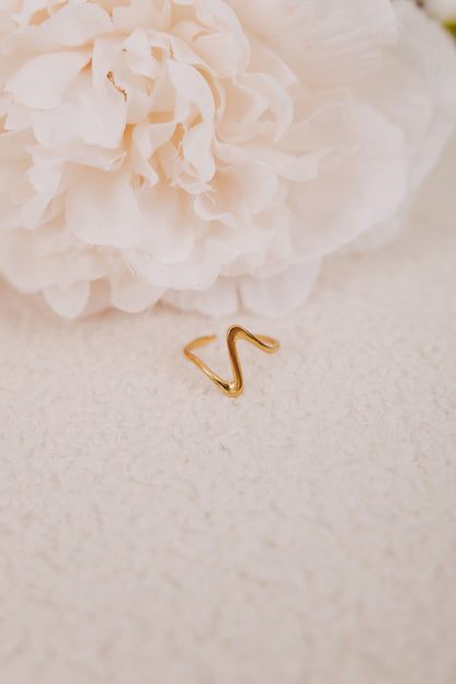 Aperture Ring - 18K Gold Plated