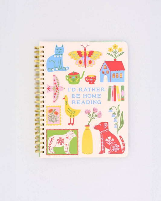 BANDO - Rough Draft Mini Notebook, I'd Rather Be Home Reading