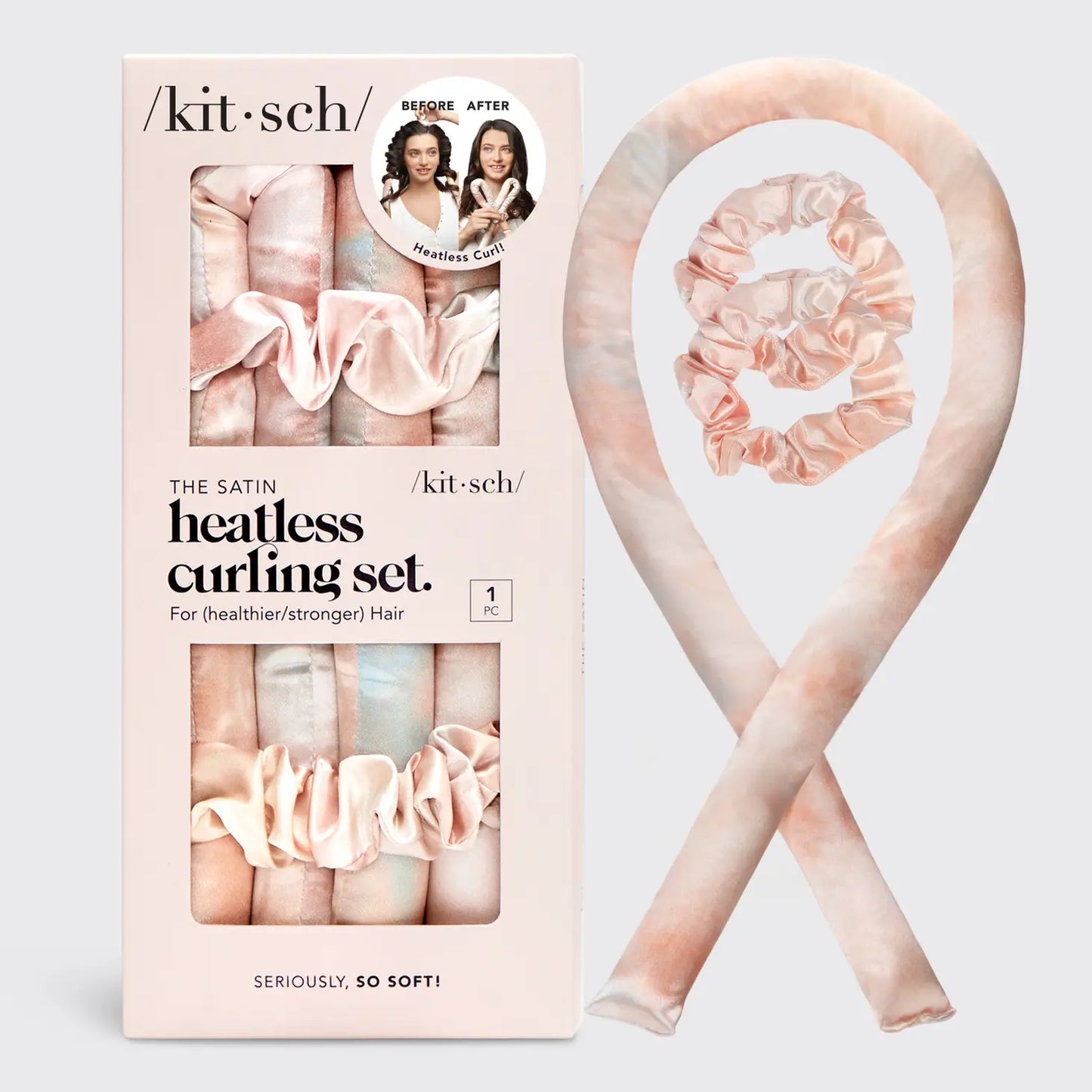 KITSCH - Satin Heatless Curling Set - 2 Colors!
