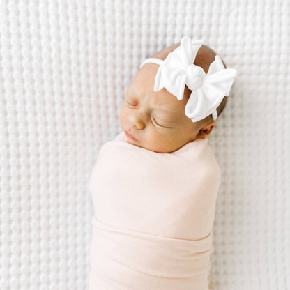 BABY BLING - Baby FAB® Skinny Soft Nylon Bow Headband