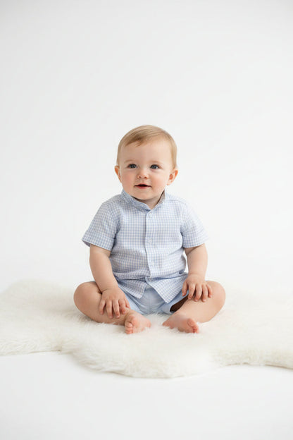 Baby Boys Shorts Set - Sky - (12-24m) (PK6) BIS-2120-6141a