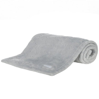 BABY EMBOSSED MOONS & STARS PLUSH BLANKET (75 x 90 cm) (PK6) 19C243