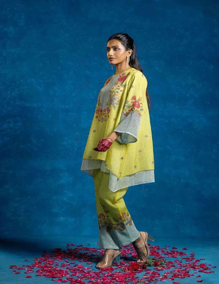 Baghira Appiqued Kurta set