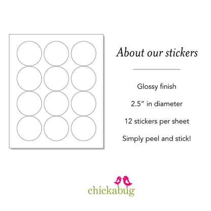 Ballerina Valentine's Day Stickers - Blonde