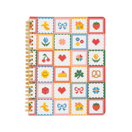 BANDO - Rough Draft Mini Notebook, Quilt
