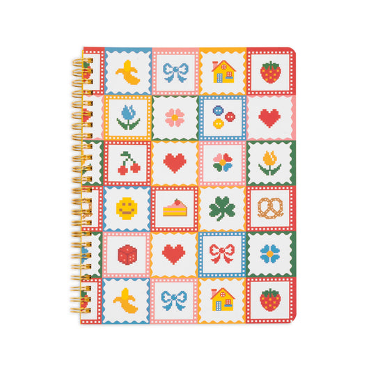 BANDO - Rough Draft Mini Notebook, Quilt