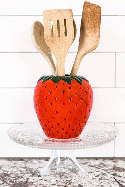 BANDO - Ceramic Vase , Strawberry Fields