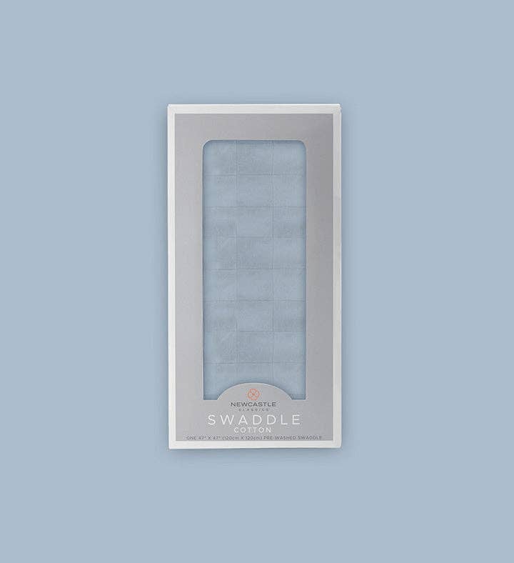 BABY - Blue Fog Cotton Swaddle