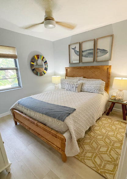 Bedding Washed Linen Quilted Shams Natural