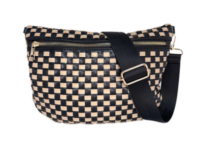 Belle Flat Weave Crossbody (3 colors)