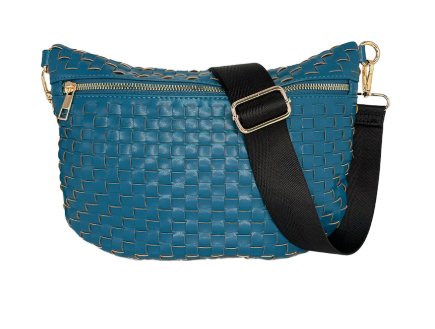 Belle Flat Weave Crossbody (3 colors)