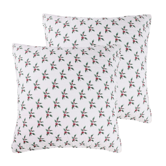 Berry Bloom Euro Sham Set of 2