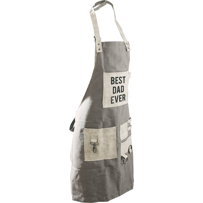 Best Dad - Canvas Grilling Apron
