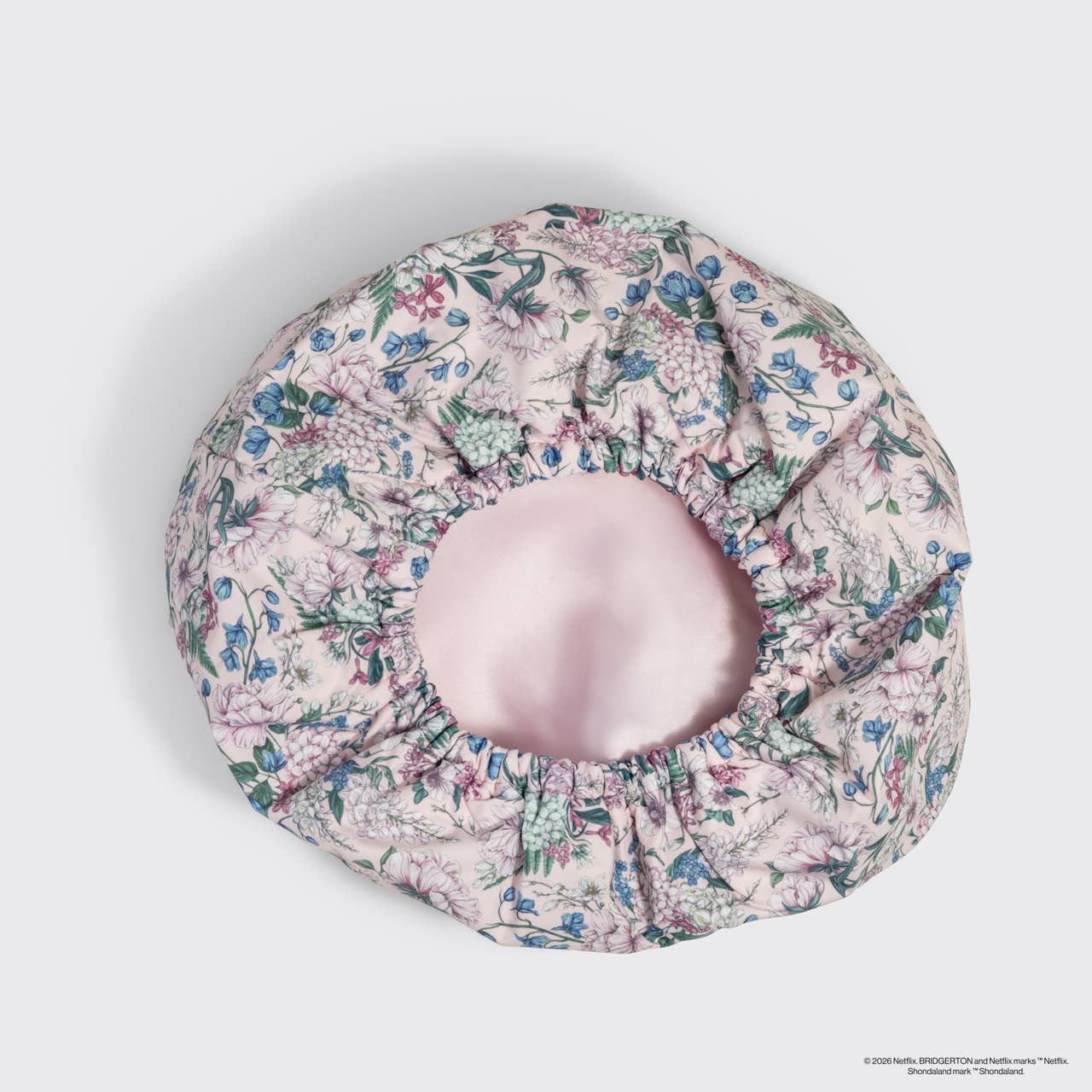 KITSCH - Bridgerton x Kitsch Satin-Lined Flexi Shower Cap - Wisteria