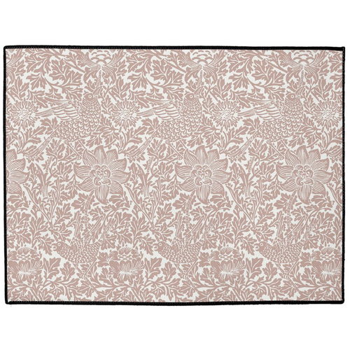 Bird & Anemone Indoor/Outdoor Floor Mat William Morris Terracotta