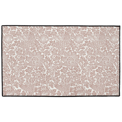 Bird & Anemone Indoor/Outdoor Floor Mat William Morris Terracotta