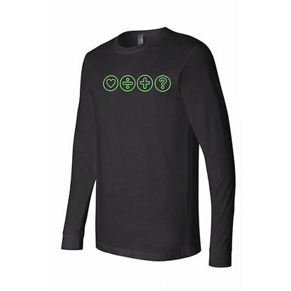 Black BELLA+CANVAS Long Sleeve Tee
