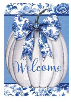 Blue & White Pumpkin Collection