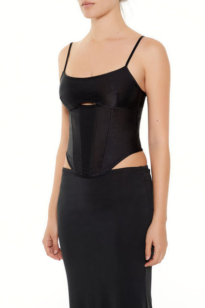 Bustier Cutout Cami
