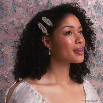 KITSCH - Bridgerton x Kitsch Creaseless Clips - Toile in Bloom
