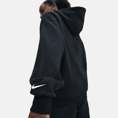 Side view of the Nike Caitlin Clark Basketball Fleece Pullover Hoodie.