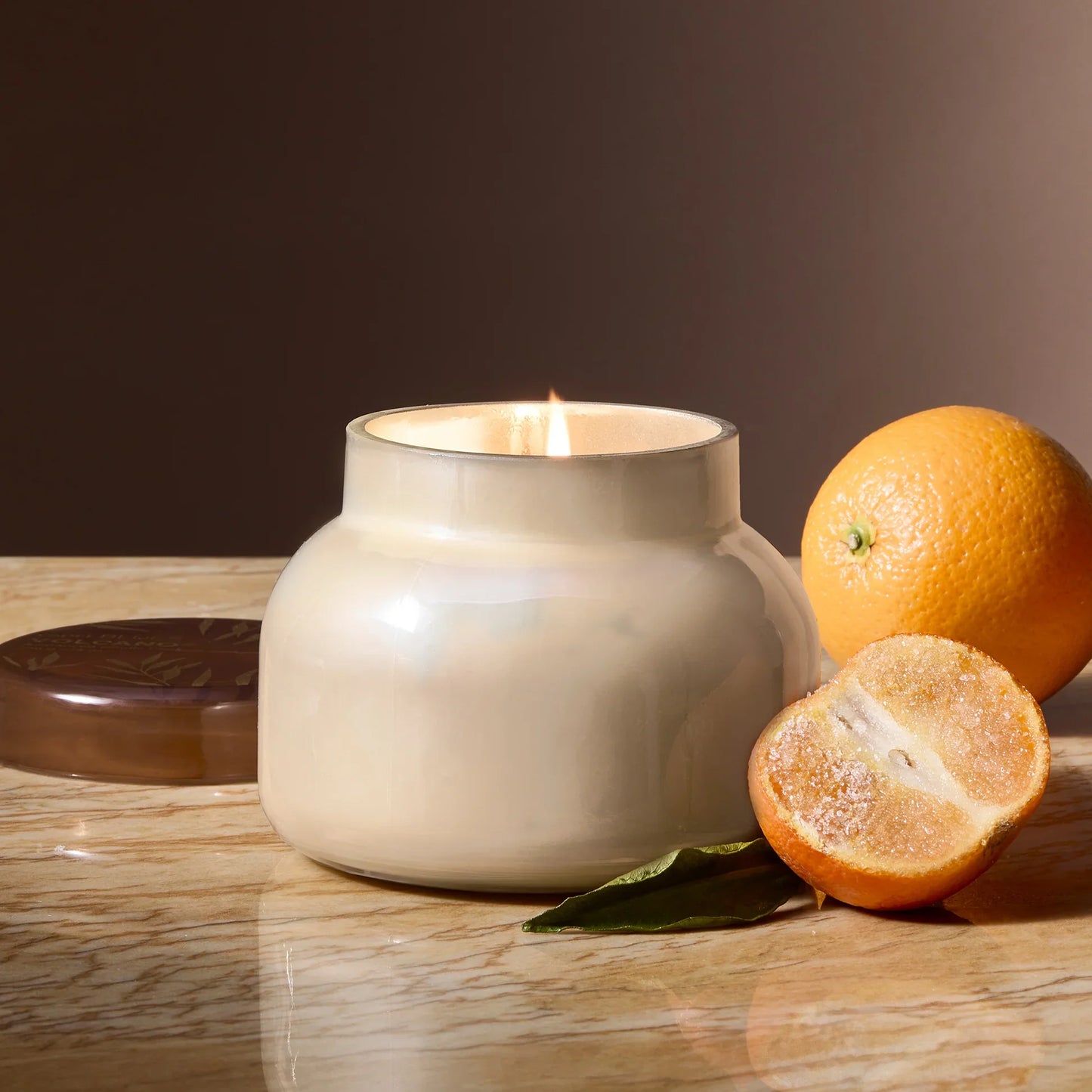 CAPRI BLUE - Autumn Glow Volcano White Signature Candle, 19 oz