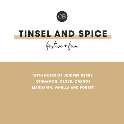 CAPRI BLUE - Tinsel & Spice Glimmer Reed Diffuser, 8 fl oz