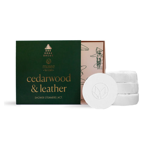 Cedarwood & Leather Shower Steamers