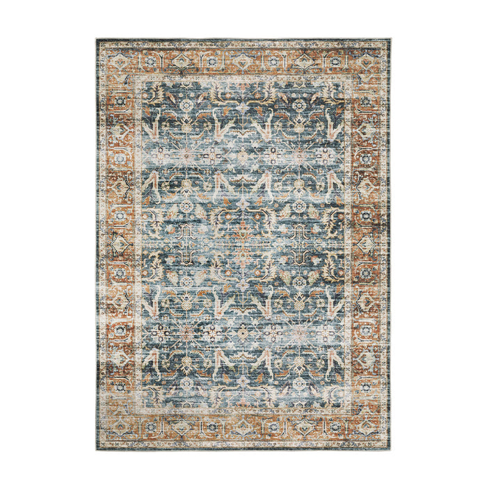 charleston blue washable rug from Surya
