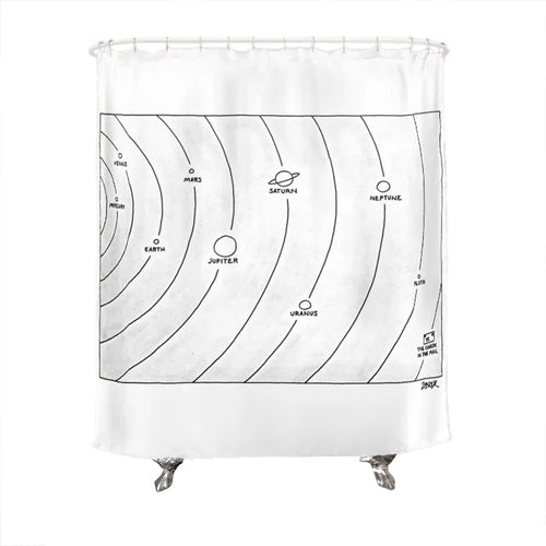 Check in the Mail Shower Curtain