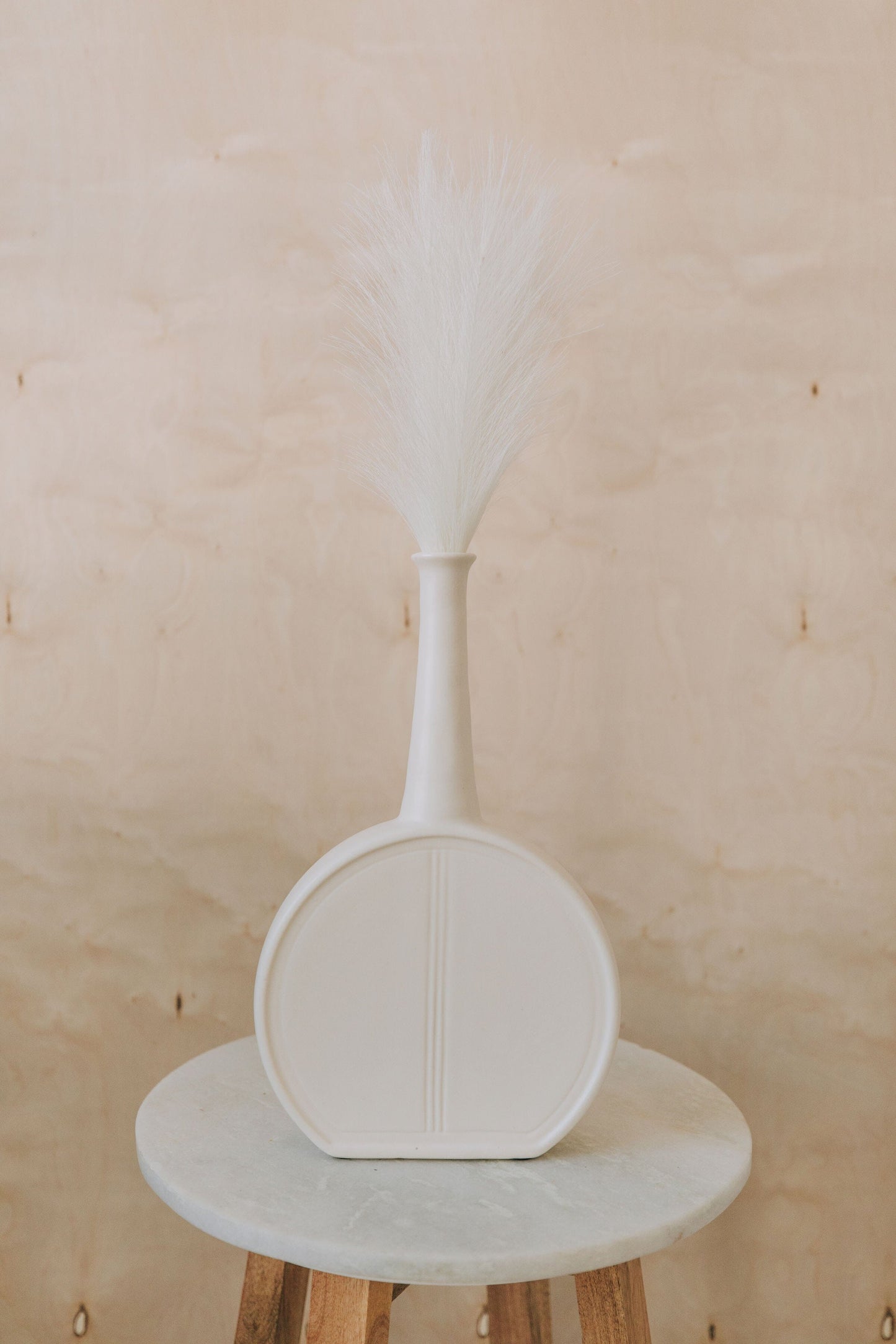 Circular Terracotta Vase