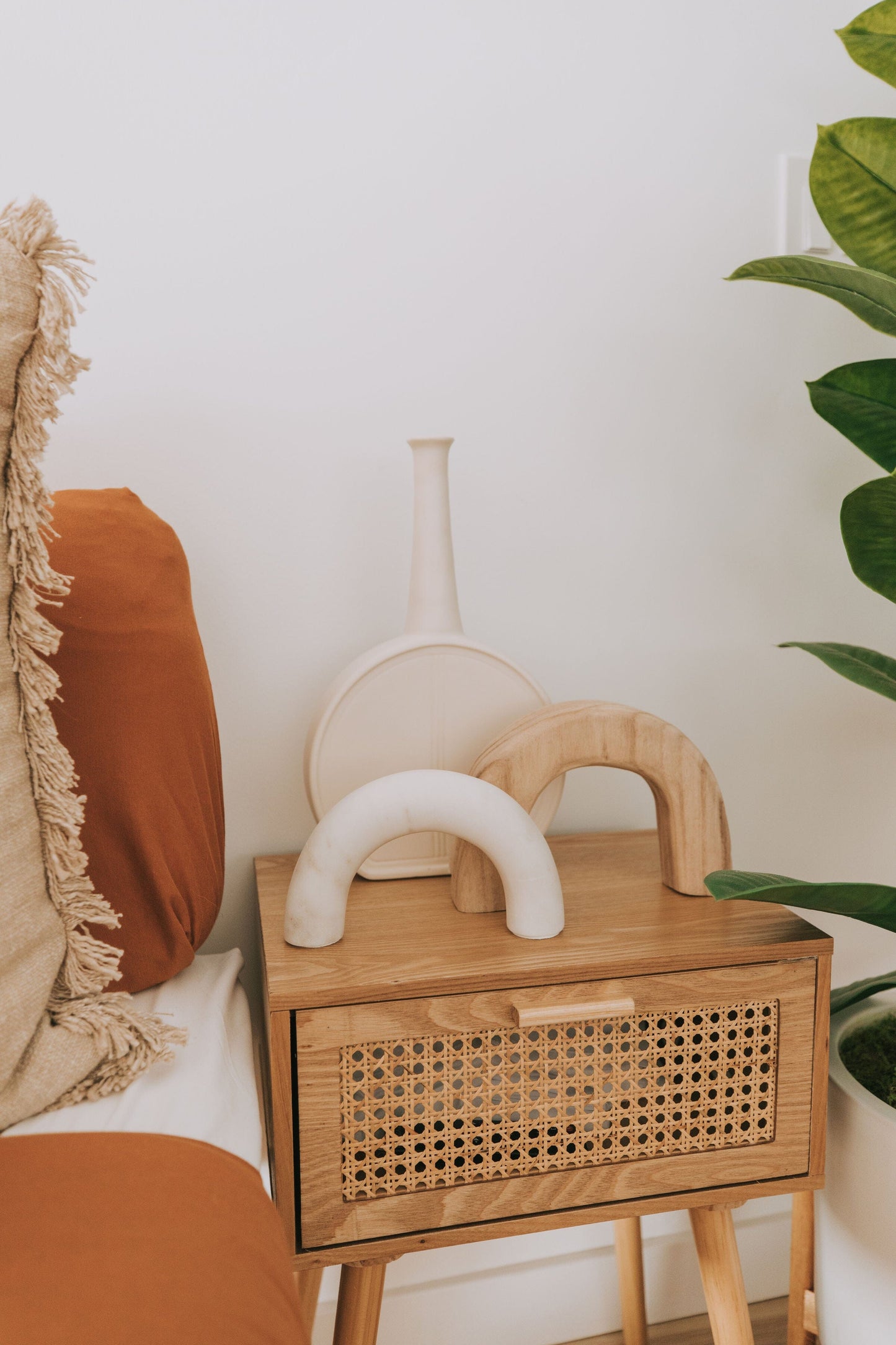 Circular Terracotta Vase