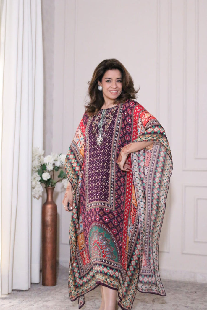 Classy Multi-color Kaftan