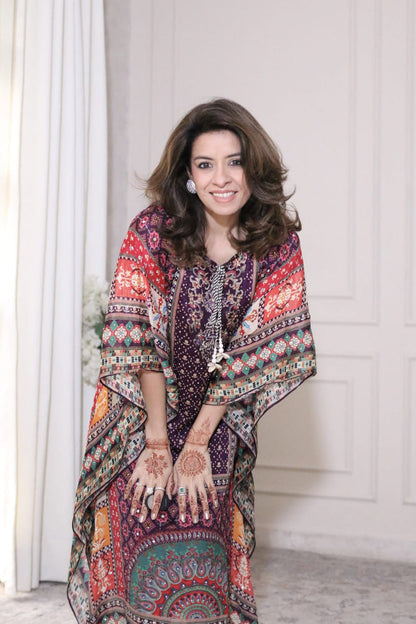 Classy Multi-color Kaftan