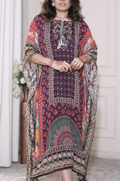 Classy Multi-color Kaftan