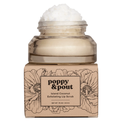 POPPY & POUT - Lip Scrub - Island Coconut