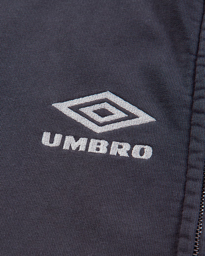 Umbro Compact Masked Zip Hoodie Washed Black Sweatshirts Hoodies UBMW0729FA460 BLK0020