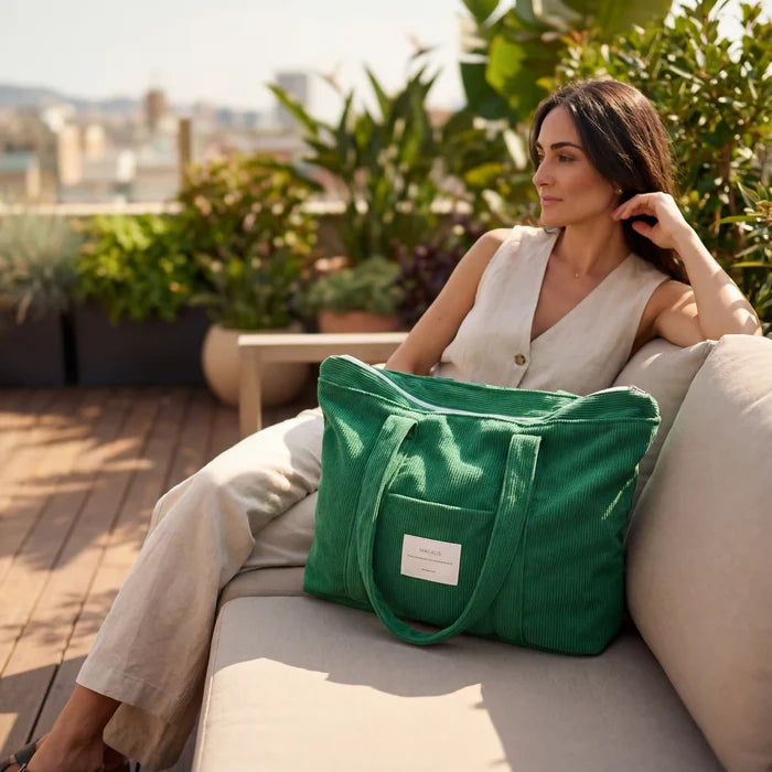 Corduroy Tote Bag