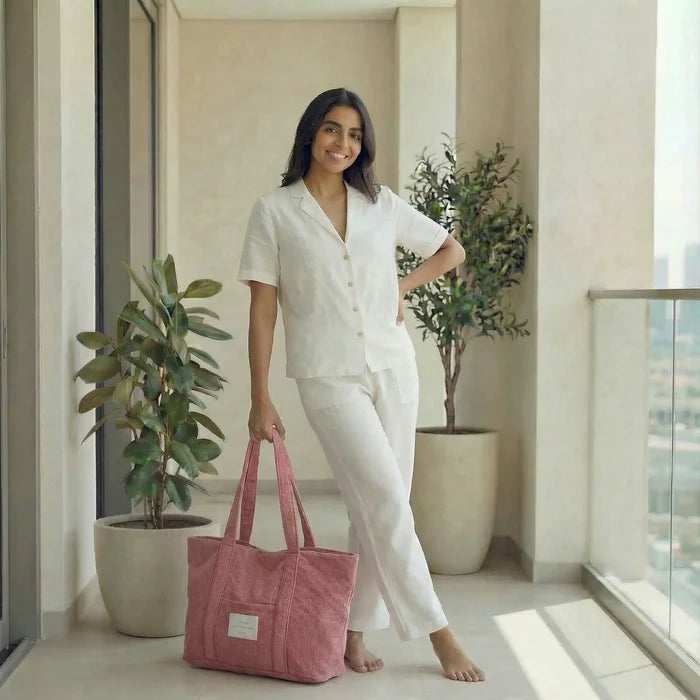 Corduroy Tote Bag