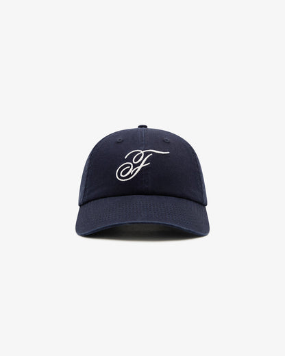 Cotton Dad Cap - Navy / Signature F