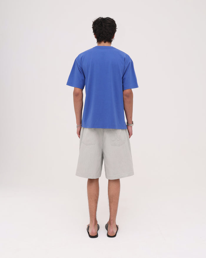 Cotton Tee - Cobalt
