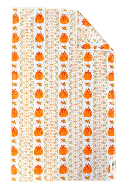 CRAE.HOME - Pumpkin Picnic: Double-Sided Hand Towel