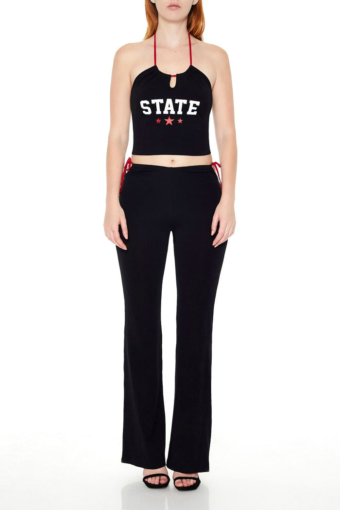 Cropped State Halter Top