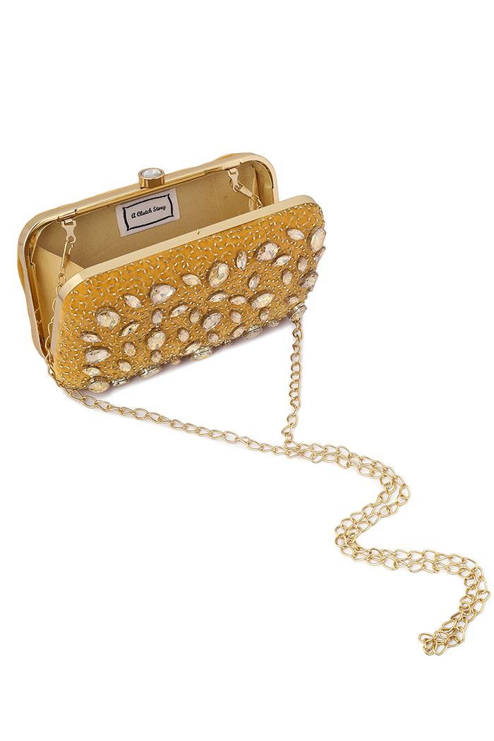 Crystal Studded Clutch
