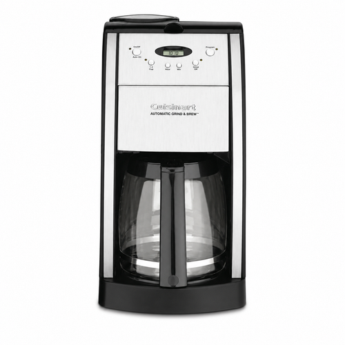 Cuisinart DGB-550BKFR Grind and Brew 12-cup coffee maker on white background